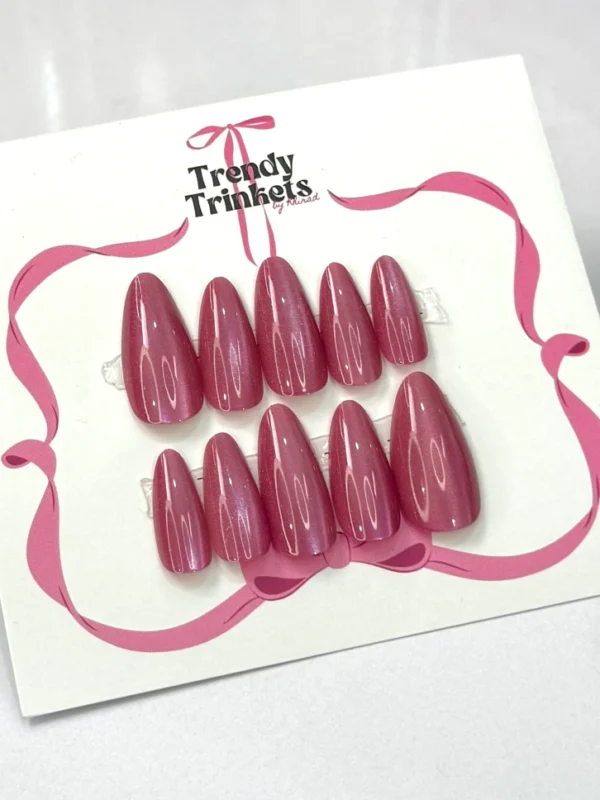 Cat-Eye AL-TTBK-0006 press-on nails | Trendy Trinkets