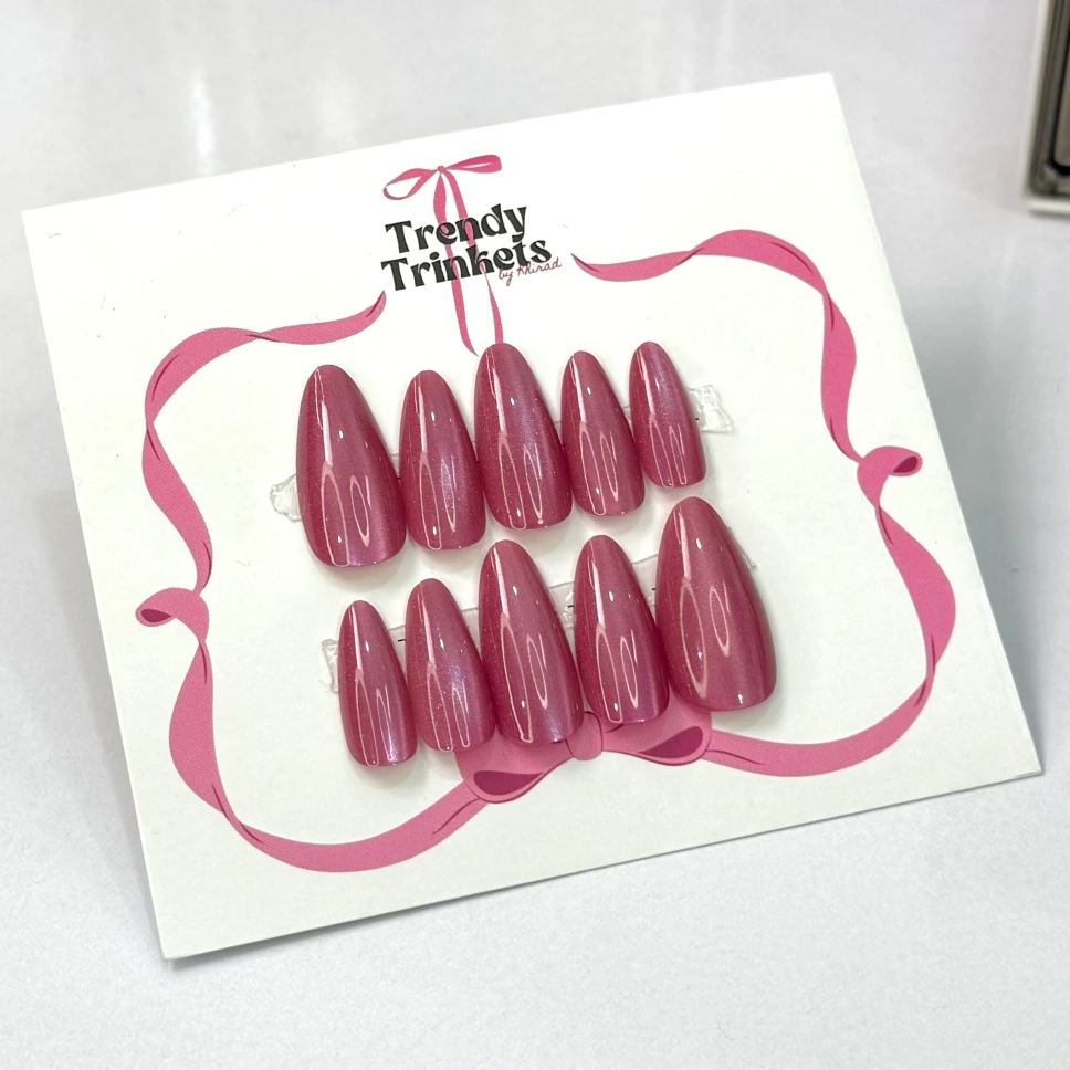 Cat-Eye AL-TTBK-0006 press-on nails | Trendy Trinkets