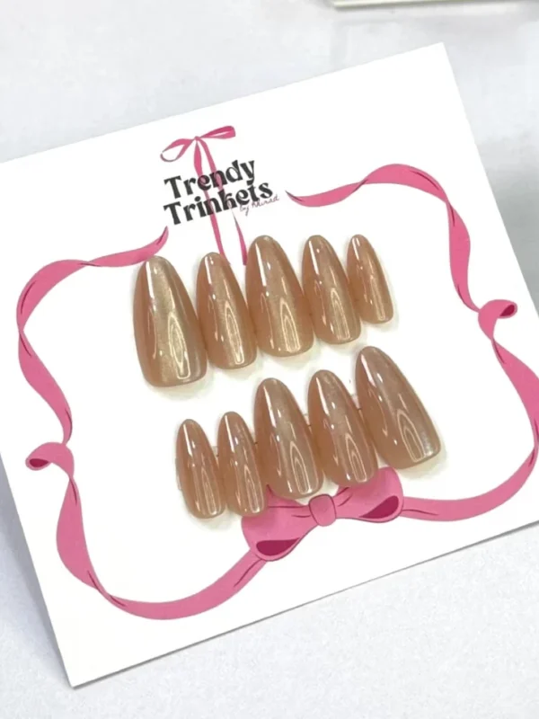 Cat-Eye AL-TTBK-0014 press-on nails | Trendy Trinkets