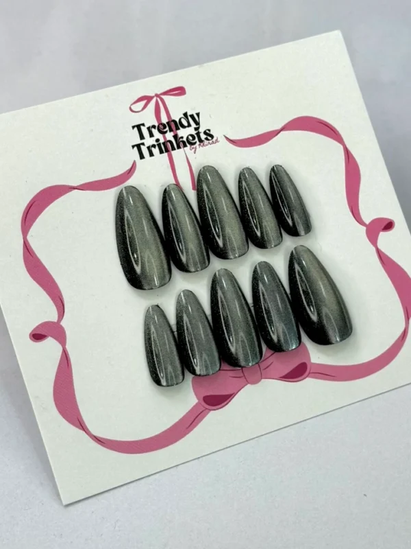Cat-Eye AL-TTBK-0016 press-on nails | Trendy Trinkets