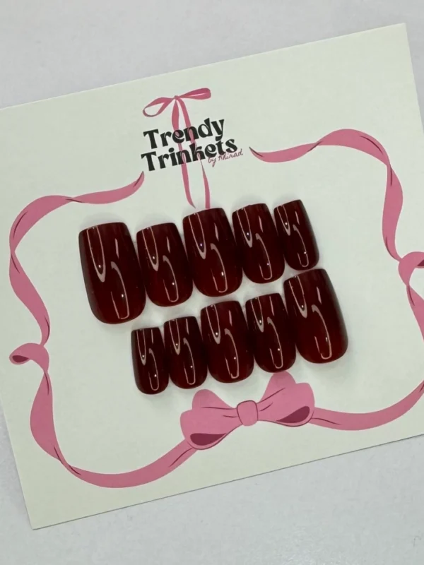 Cat-Eye LSQ-TTBK-0003 press-on nails | Trendy Trinkets