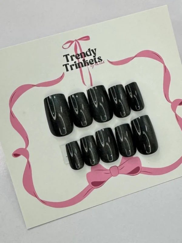 Cat-Eye LSQ-TTBK-0004 press-on nails | Trendy Trinkets