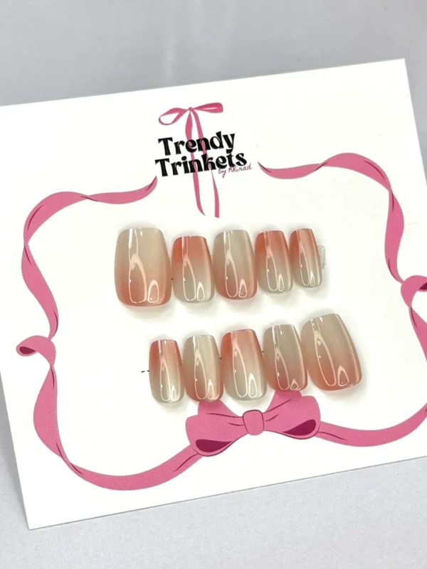 Cat-Eye MSQ-TTBK-0101 press-on nails | Trendy Trinkets