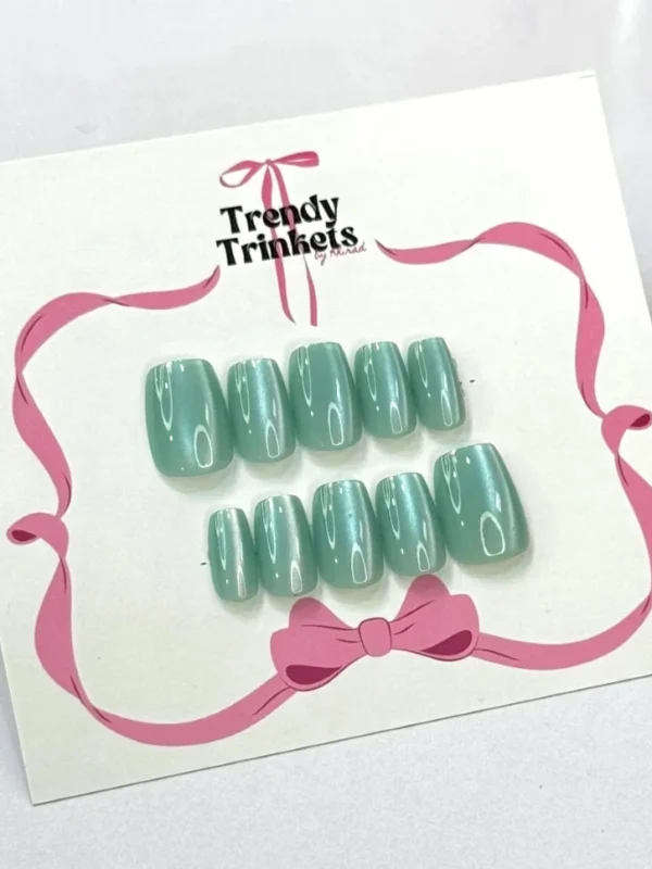 Cat-Eye MSQ-TTBK-0014 press-on nails | Trendy Trinkets