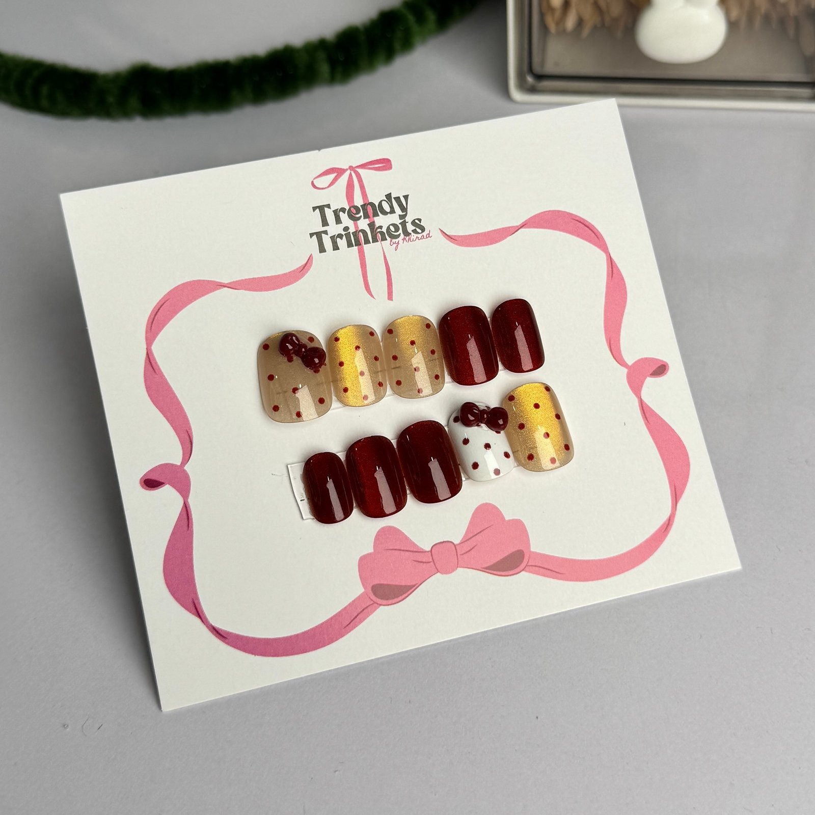 Cat-Eye TTBK-0003 press-on nails | Trendy Trinkets