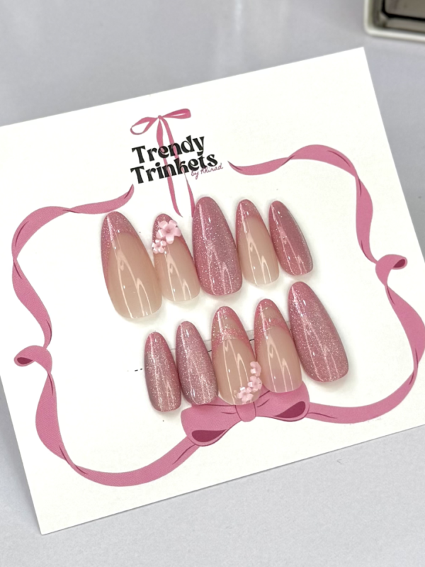 Cat-Eye TTBK-0006 press-on nails | Trendy Trinkets
