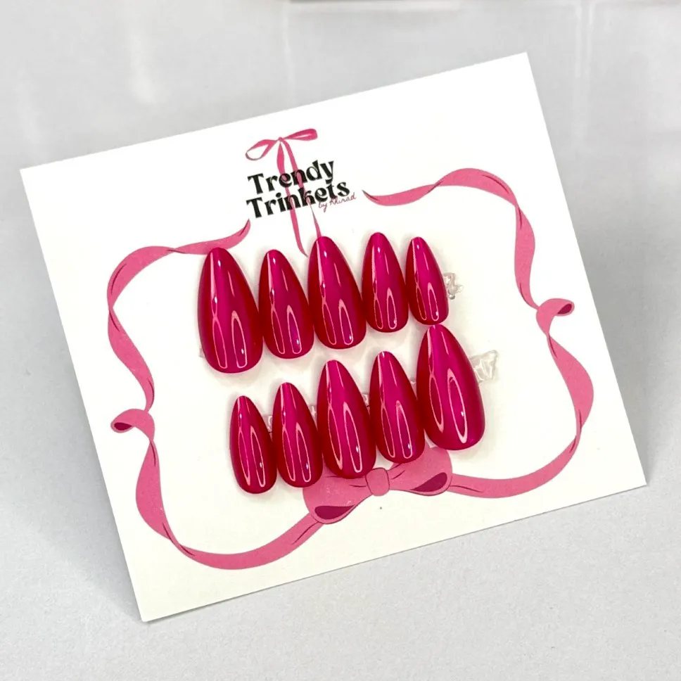 Cat-Eye AL-TTBK-0003 press-on nails | Trendy Trinkets