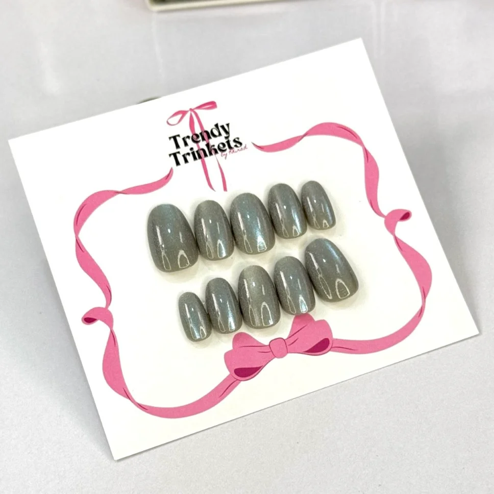 Cat-Eye OSQ-TTBK-0001 press-on nails | Trendy Trinkets
