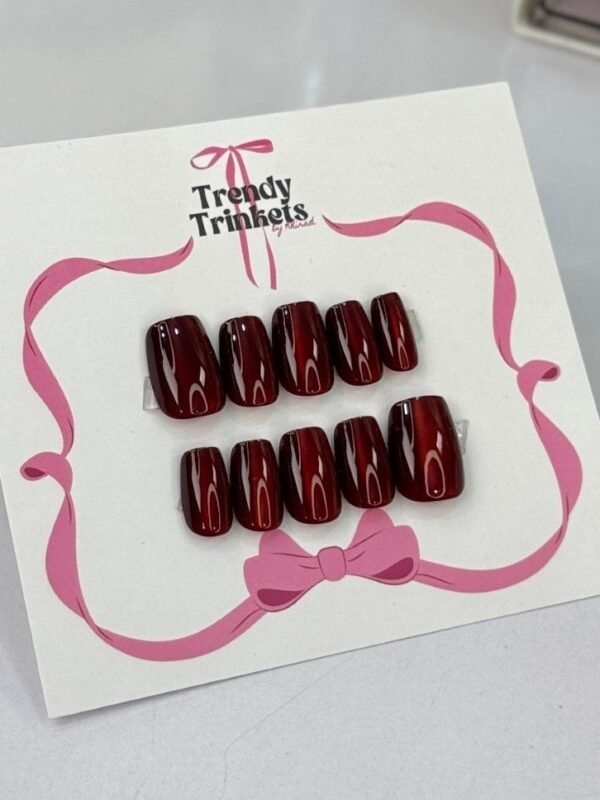 Cat-Eye MSQ-TTBK-0002 press-on nails | Trendy Trinkets
