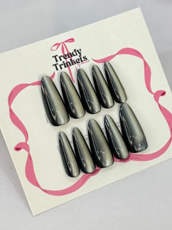 Cat-Eye LS-TTBK-0001 press-on nails | Trendy Trinkets