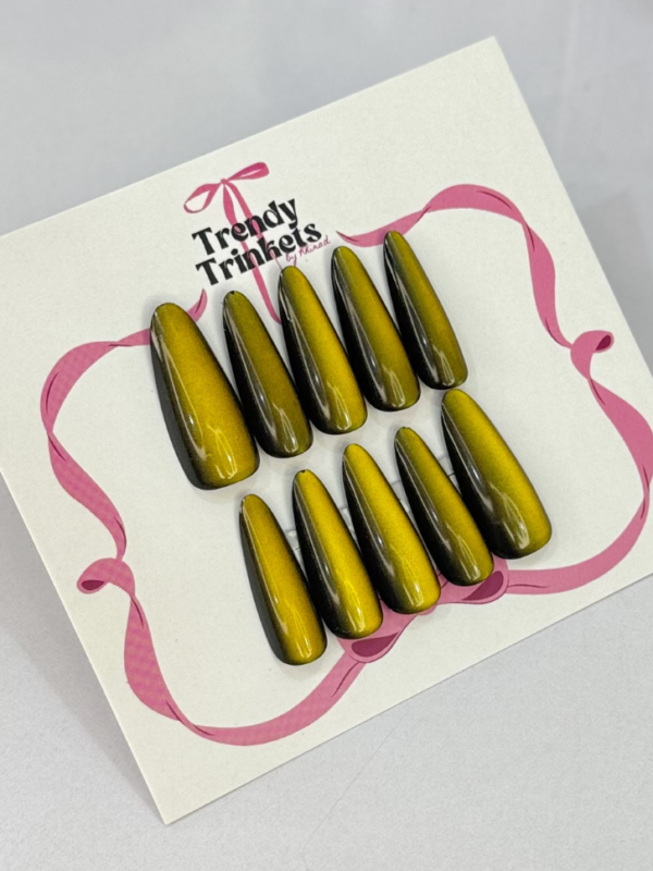 Cat-Eye LS-TTBK-0002 press-on nails | Trendy Trinkets
