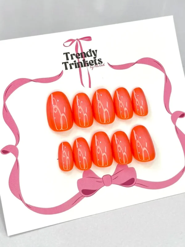 PLAIN TTBK-0011 press-on nails | Trendy Trinkets
