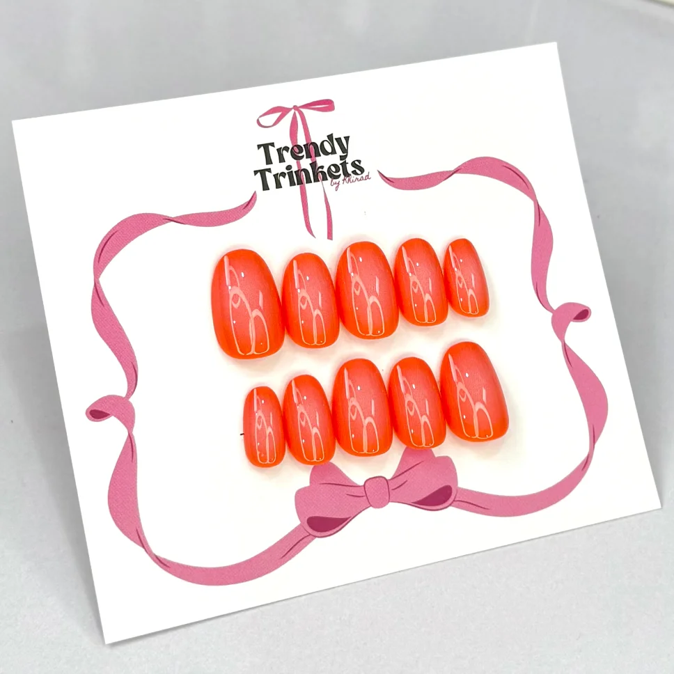 PLAIN TTBK-0011 press-on nails | Trendy Trinkets