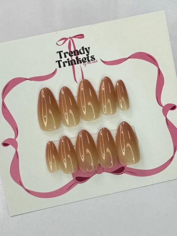 OMBRÉ TTBK-0007 press-on nails | Trendy Trinkets