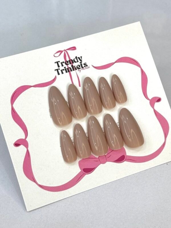 PLAIN TTBK-0009 press-on nails | Trendy Trinkets