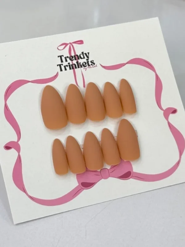 PLAIN TTBK-0004 press-on nails | Trendy Trinkets