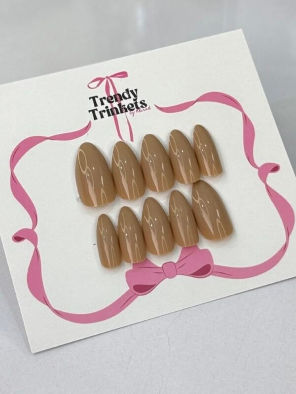 PLAIN TTBK-0012 press-on nails | Trendy Trinkets