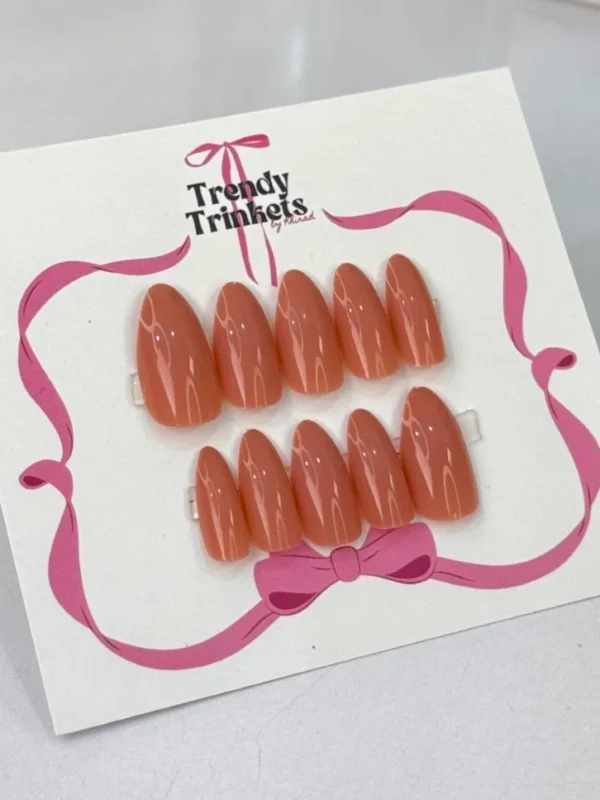 PLAIN TTBK-0001 press-on nails | Trendy Trinkets