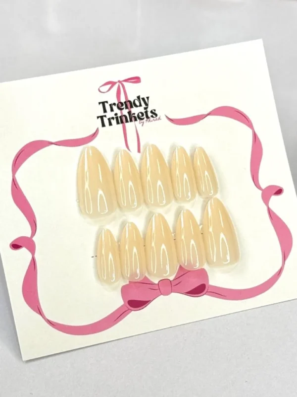PLAIN TTBK-0008 press-on nails | Trendy Trinkets
