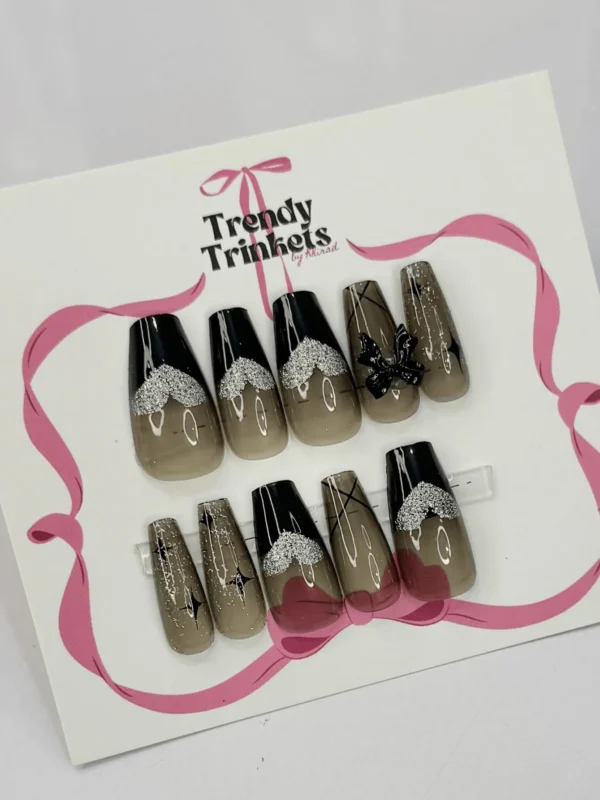 TTBK-0074 press-on nails | Trendy Trinkets