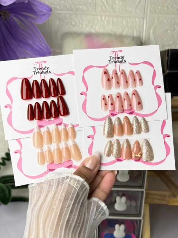 FREE DELIVERY DEAL TTBK-0008 press-on nails | Trendy Trinkets