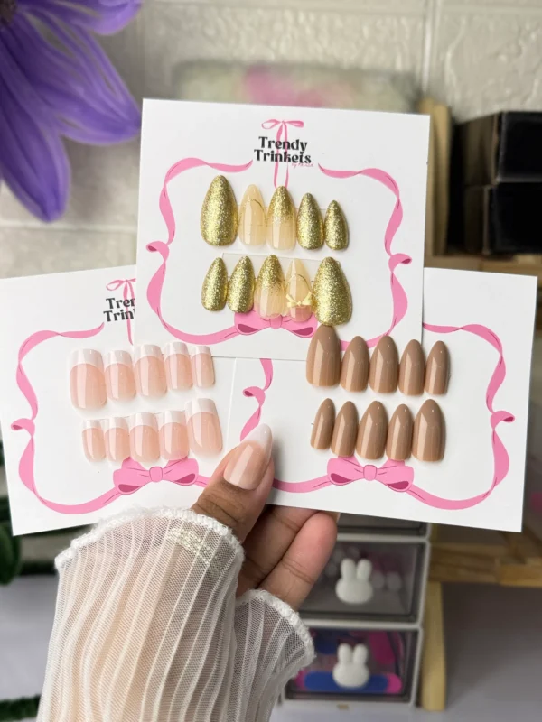 FREE DELIVERY DEAL TTBK-0011 press-on nails | Trendy Trinkets