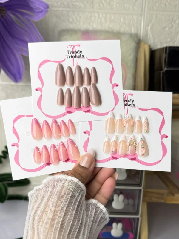 FREE DELIVERY DEAL TTBK-0014 press-on nails | Trendy Trinkets